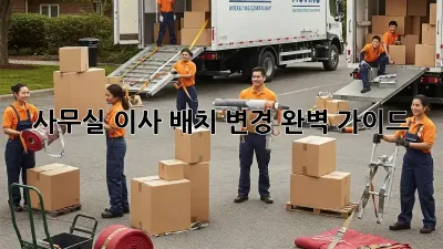 사무실 이사? 배치 변경 완벽 가이드!